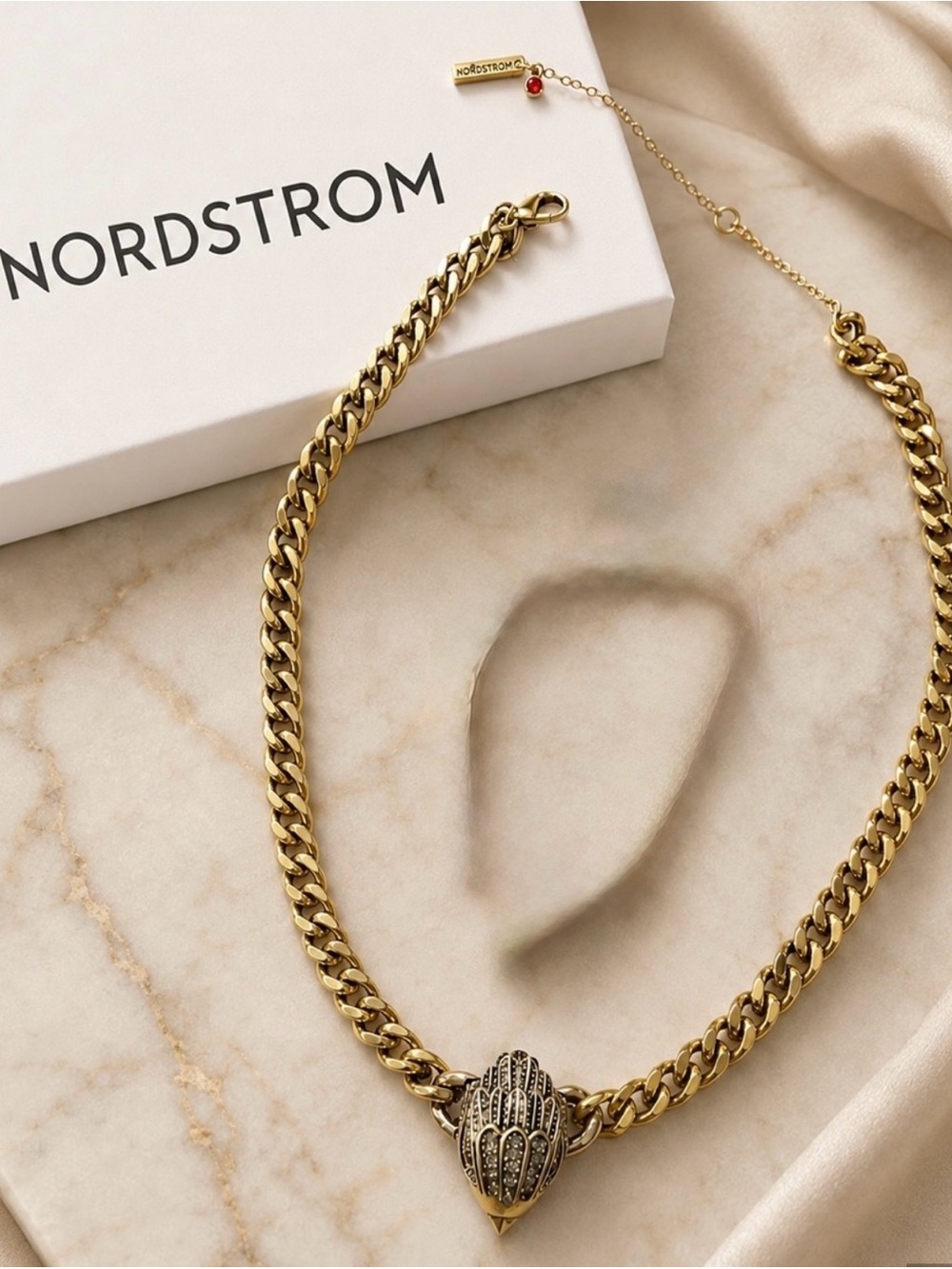 Nordstrom Kurt Geiger Gold Chain Necklace